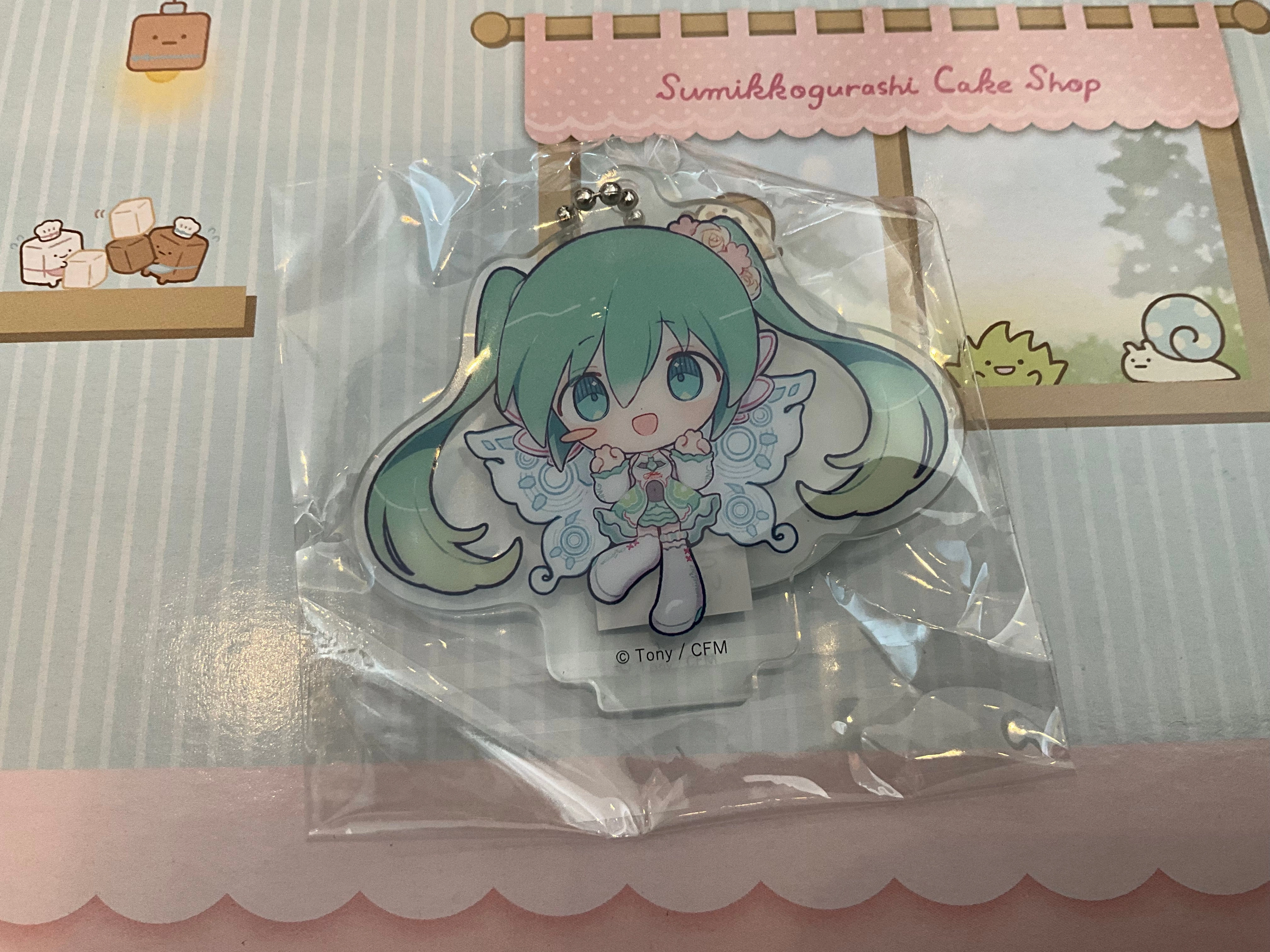 Miniature Model Art Figure Hatsune Miku Racing Miku Mini Acrylic Stand Vol.1 7 Pieces Set (In-stock)