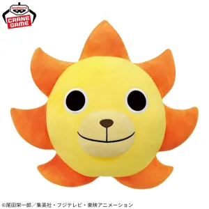Premium Object One Piece Mecha Mofugutto Stuffed Toy - Thousand Sunny Bow - 47cm