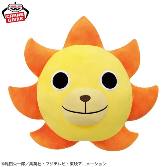 Premium Object One Piece Mecha Mofugutto Stuffed Toy - Thousand Sunny Bow - 47cm