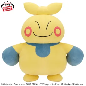 Anime Decor Limited Figure Pokemon Makuhita Mechamo Fugutto Plush - 12 Inches