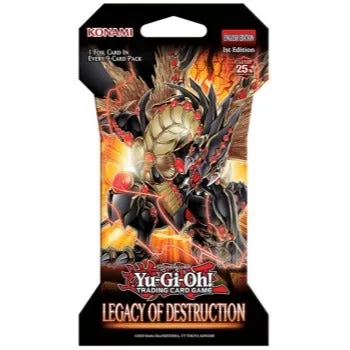 Collector's Series Display YGO Legacy of Destruction Blister Pack