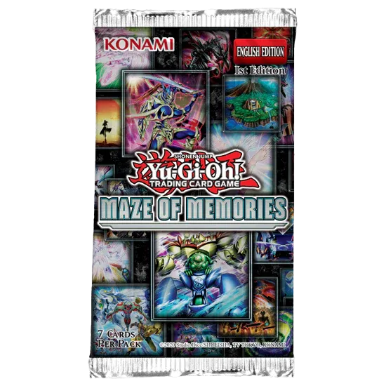YGO Maze of Memories Booster Pack Mystery Toy Collection