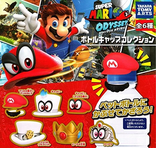 Stone Statue Blind Bag Mario Odyssey Bottle Cap (In-stock)