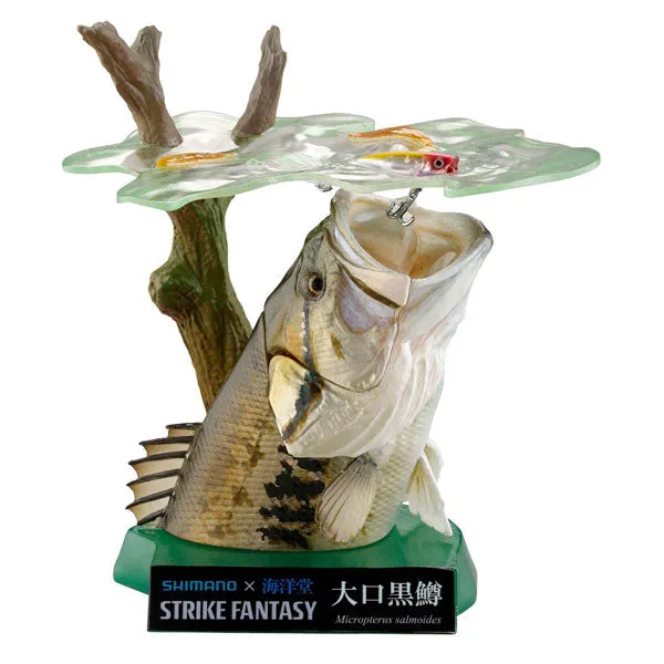 SHIMANO x KAIYODO STRIKE FANTASY STRIKE FANTASY Micropterus Salmoides Character Model Antique Reproduction
