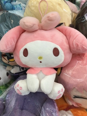 Sanrio Characters Pink My Melody with Pink Bow Medium Plush (In-stock) Tiny Pass Celestial Theme