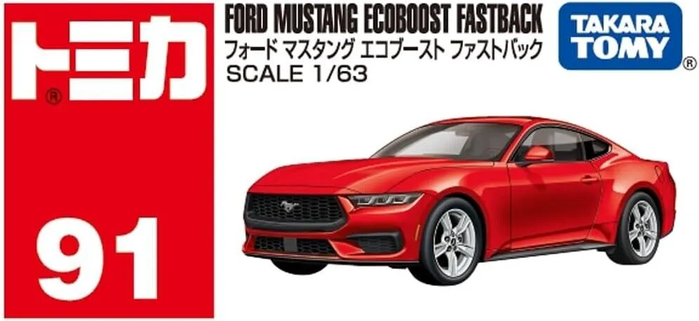 No.91 Ford Mustang Ecoboost Fastback Figure Miniature Decor