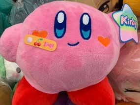 Tool Designer Top Manufacturer Hoshi no Kirby with Kirby Star and Cherry Bandaid Medium Plush (In-stock)