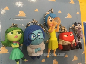 Inside Out Characters Key Chain Gashapon PVC Hobby