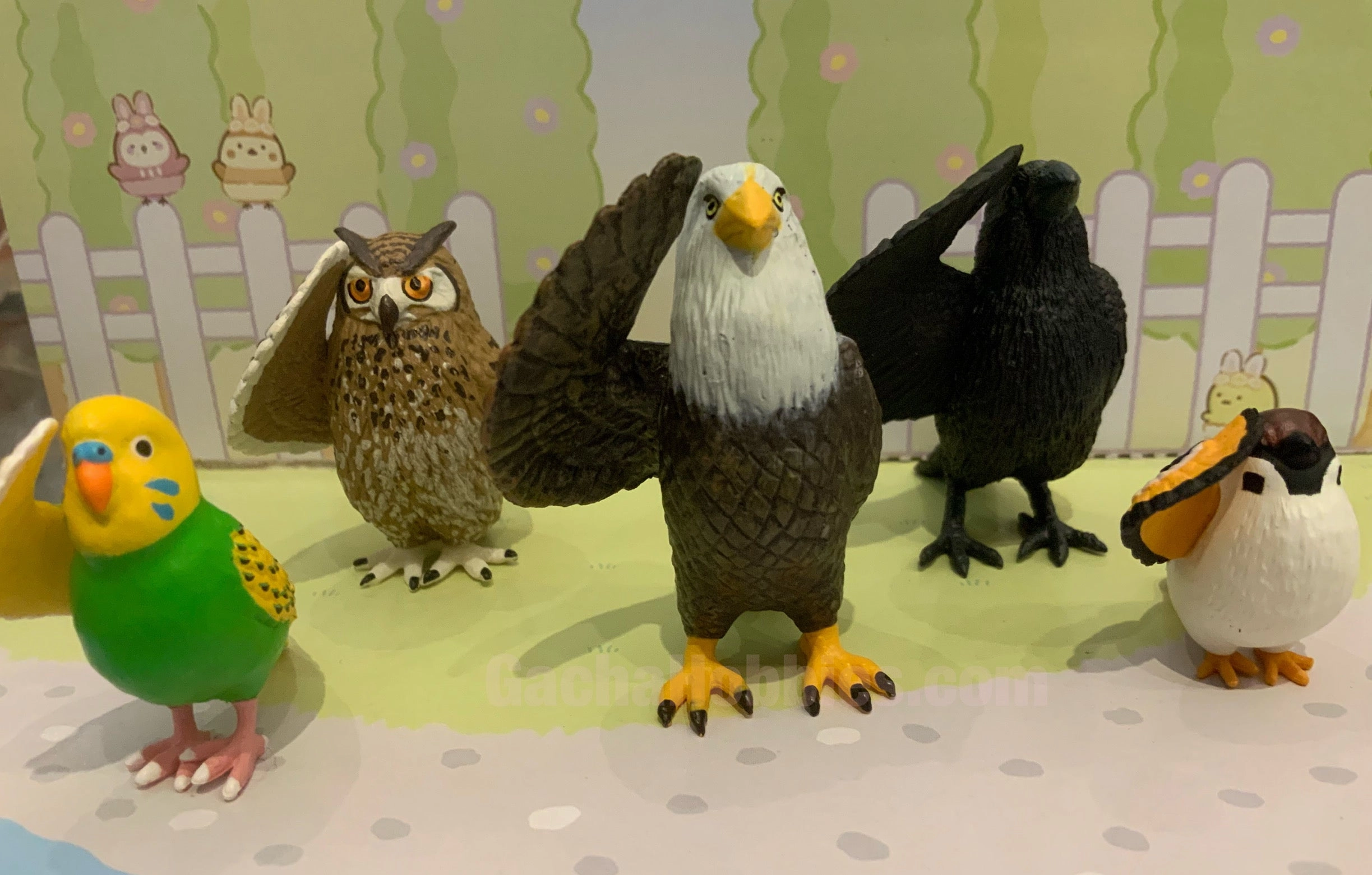 KEIREI Salute Bird Mini Figure 5 Pieces Set (In-stock) Character Decor