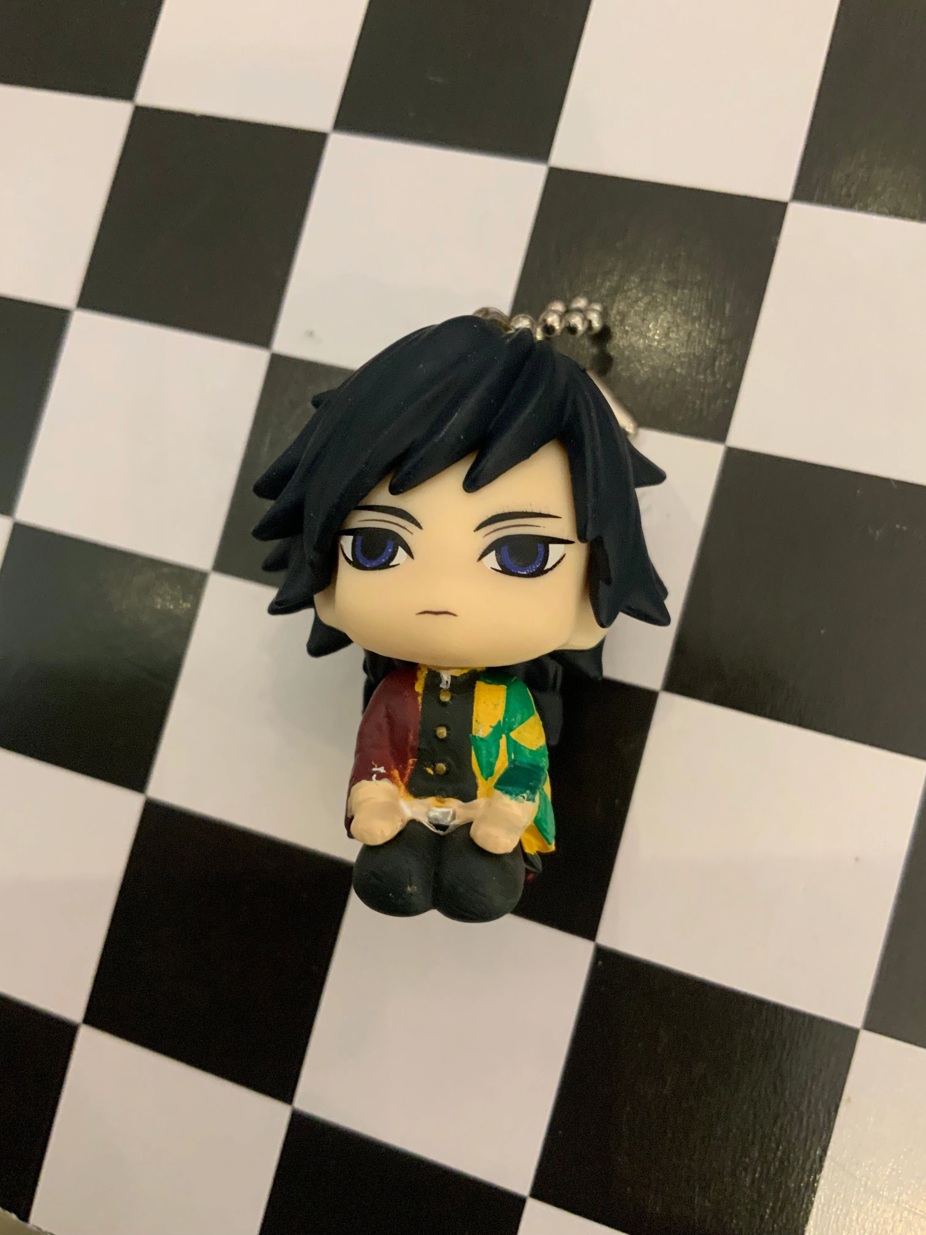 Kimetsu no Yaiba Demon Slayer Character Swing Head Figure Keychain 6 Pieces Set (In-stock) Superhero Merchandise Reptile Figure