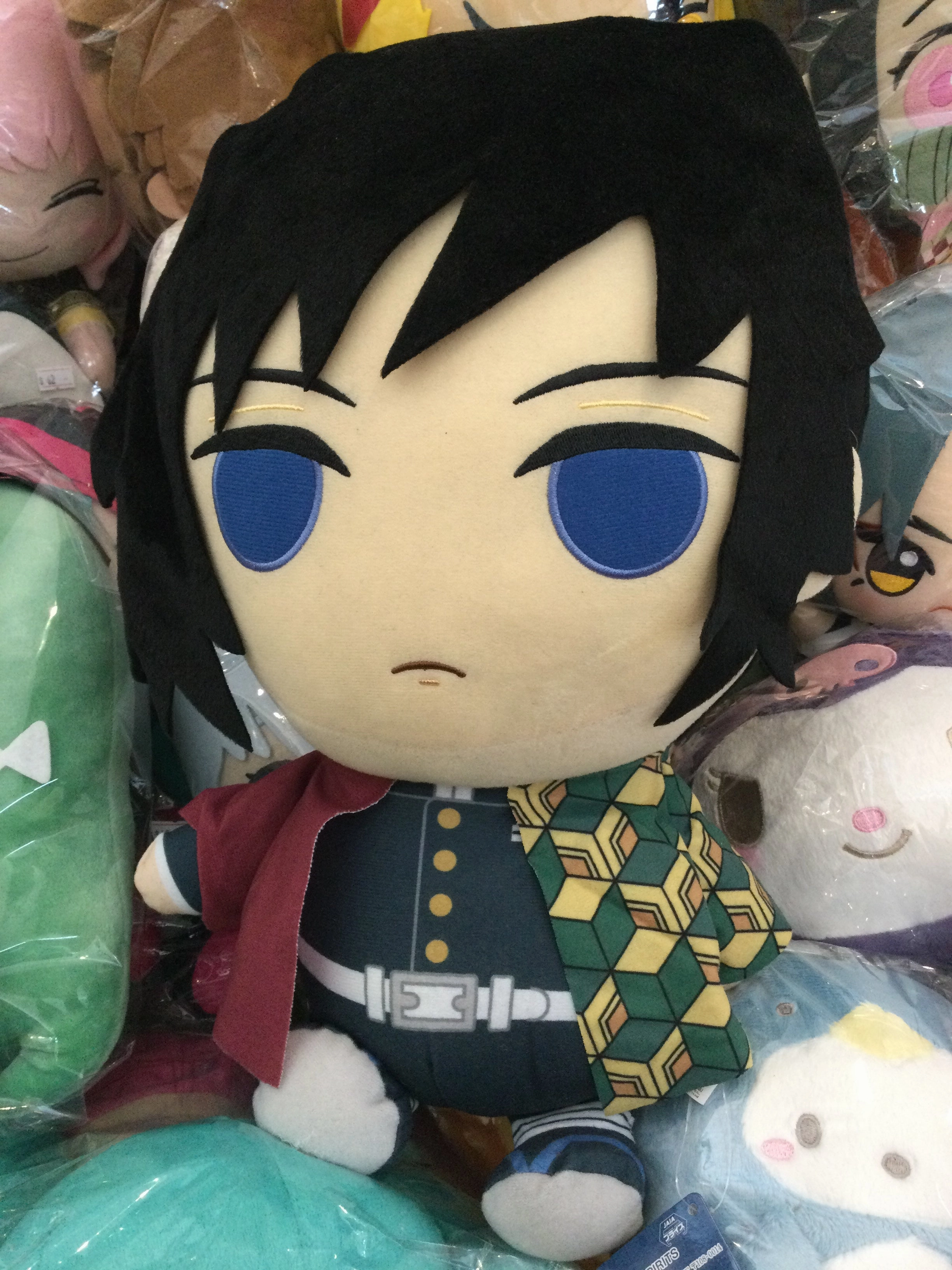 Kimetsu no Yaiba Demon Slayer Giyu Tomioka Sitting Big Plush (In-stock) Golf Champion Flawless Worker