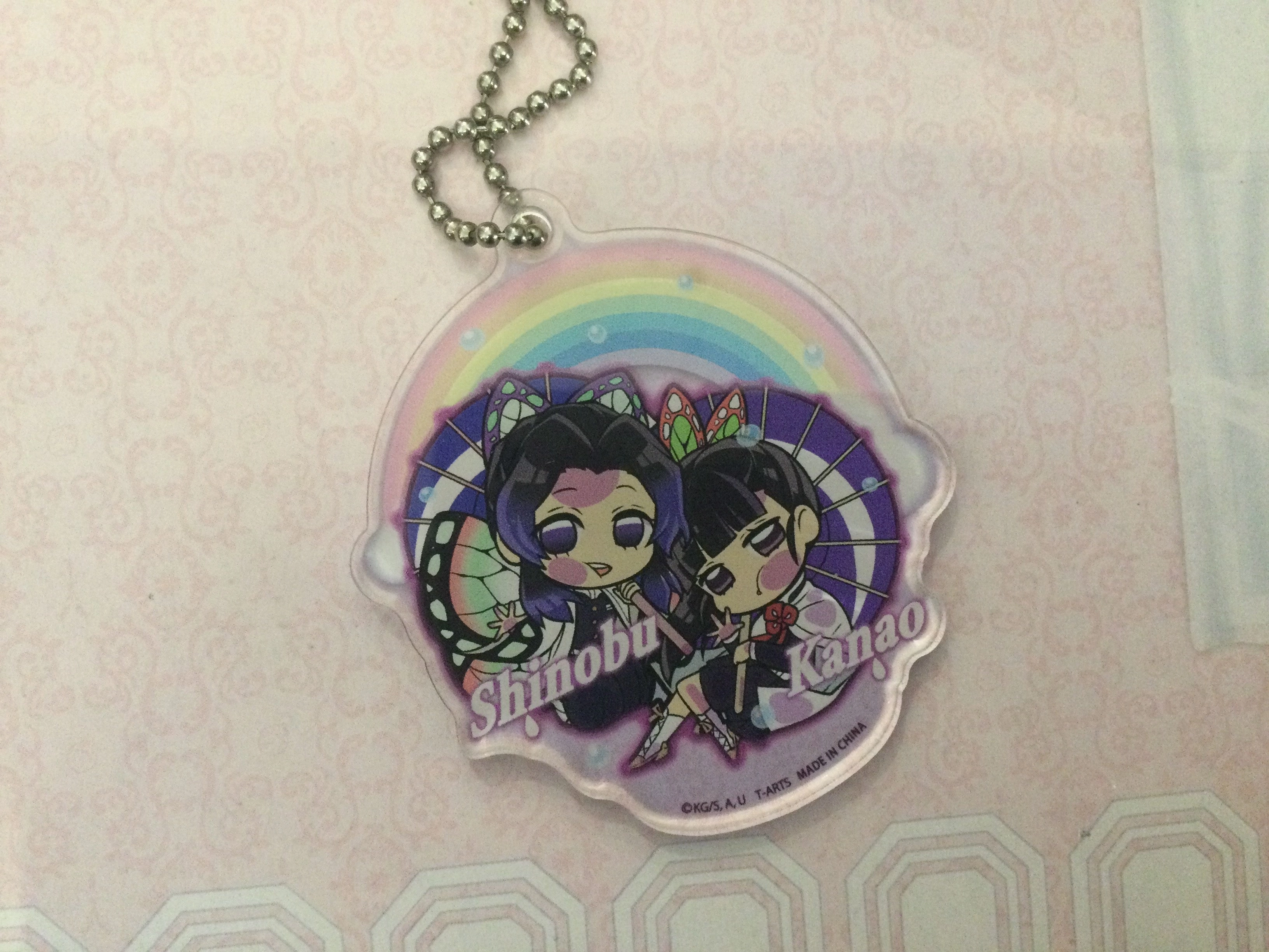 Blind Bag Insect Model Kimetsu no Yaiba Demon Slayer Raining Season Umbrella Acrylic Keychain 8 Pieces Set (In-stock)