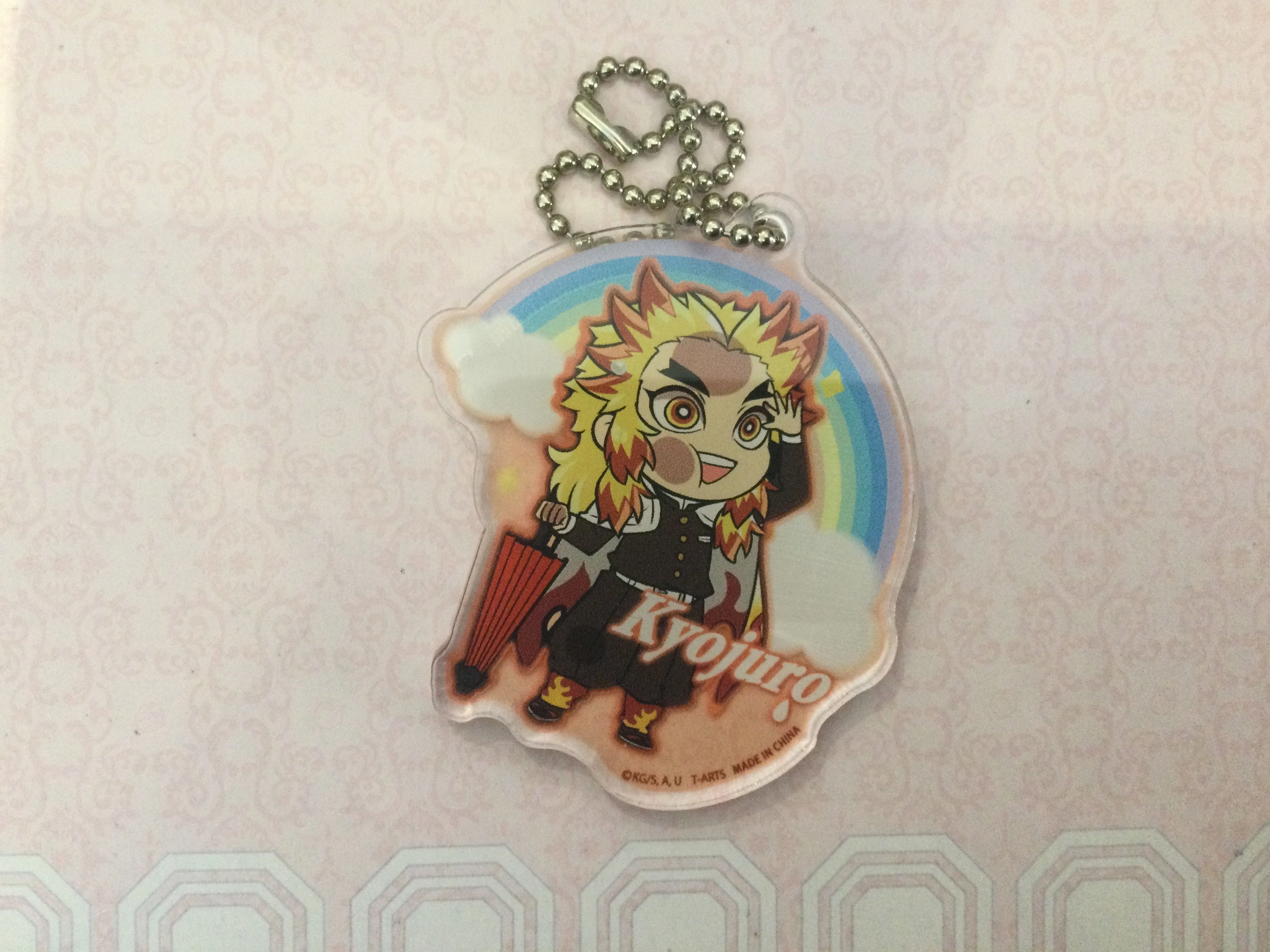 Movie Object Kimetsu no Yaiba Demon Slayer Raining Season Umbrella Acrylic Keychain 8 Pieces Set (In-stock)