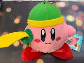 Kirby Adventure Zelda Link Sword Kirby Plush Keychain (In-stock) Human Craftsperson Excellent Worker