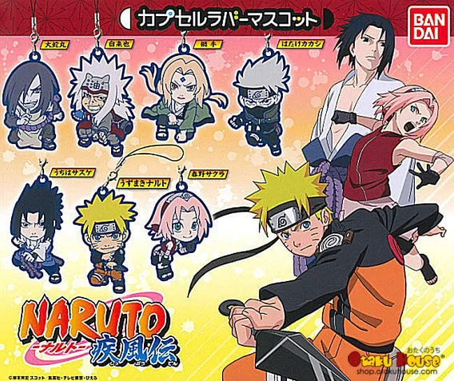 Kuji - Naruto Shippuden Rubber Strap  [2 Capsules] Vinyl Hobby