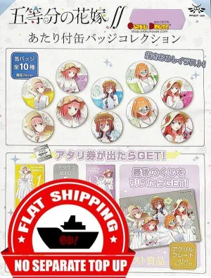 Whole Series Kuji - Quintessential Quintuplets Bride - Acrylic Stand Mini Kuji [2 Pulls]