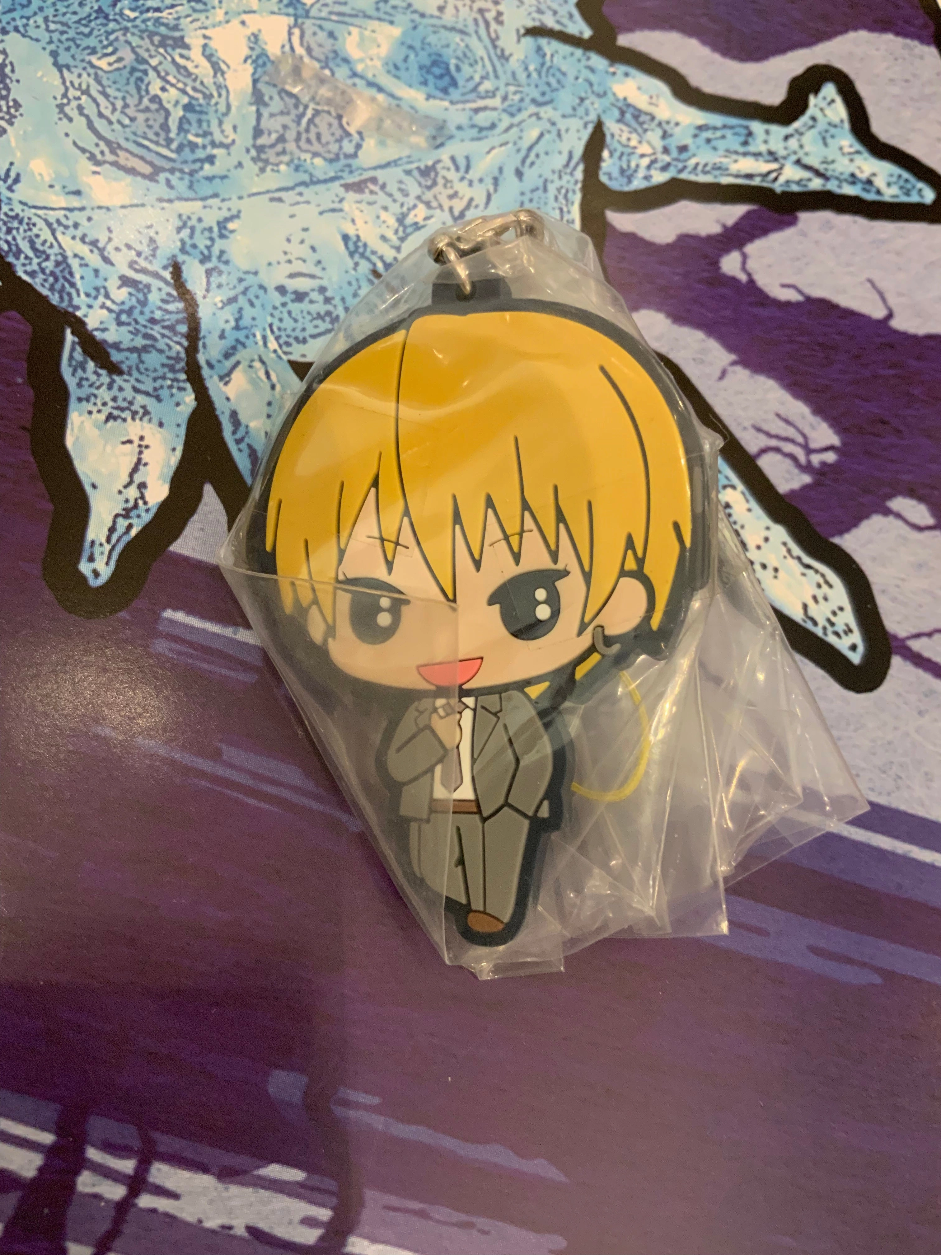 Movie Article Superhero Sculpture Kuroko no Basketball Off Shot Edition Rubber Keychain 8 Pieces Set (In-stock)