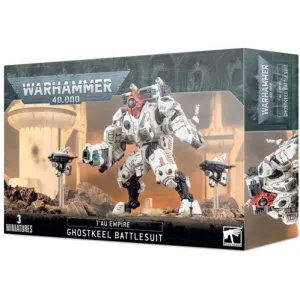 Tau Empire XV95 Ghostkeel Battlesuit sports practice