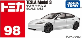 Fashion Doll Tomica No.98 Tesla Model 3 BP Figure