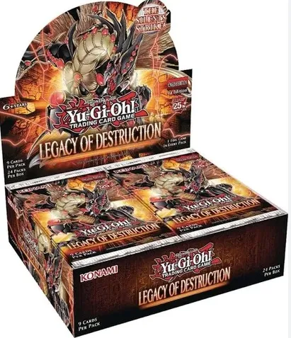Collector's Series Display Exclusive Collectible Item YGO Legacy Of Destruction Booster Box (24 Packs)