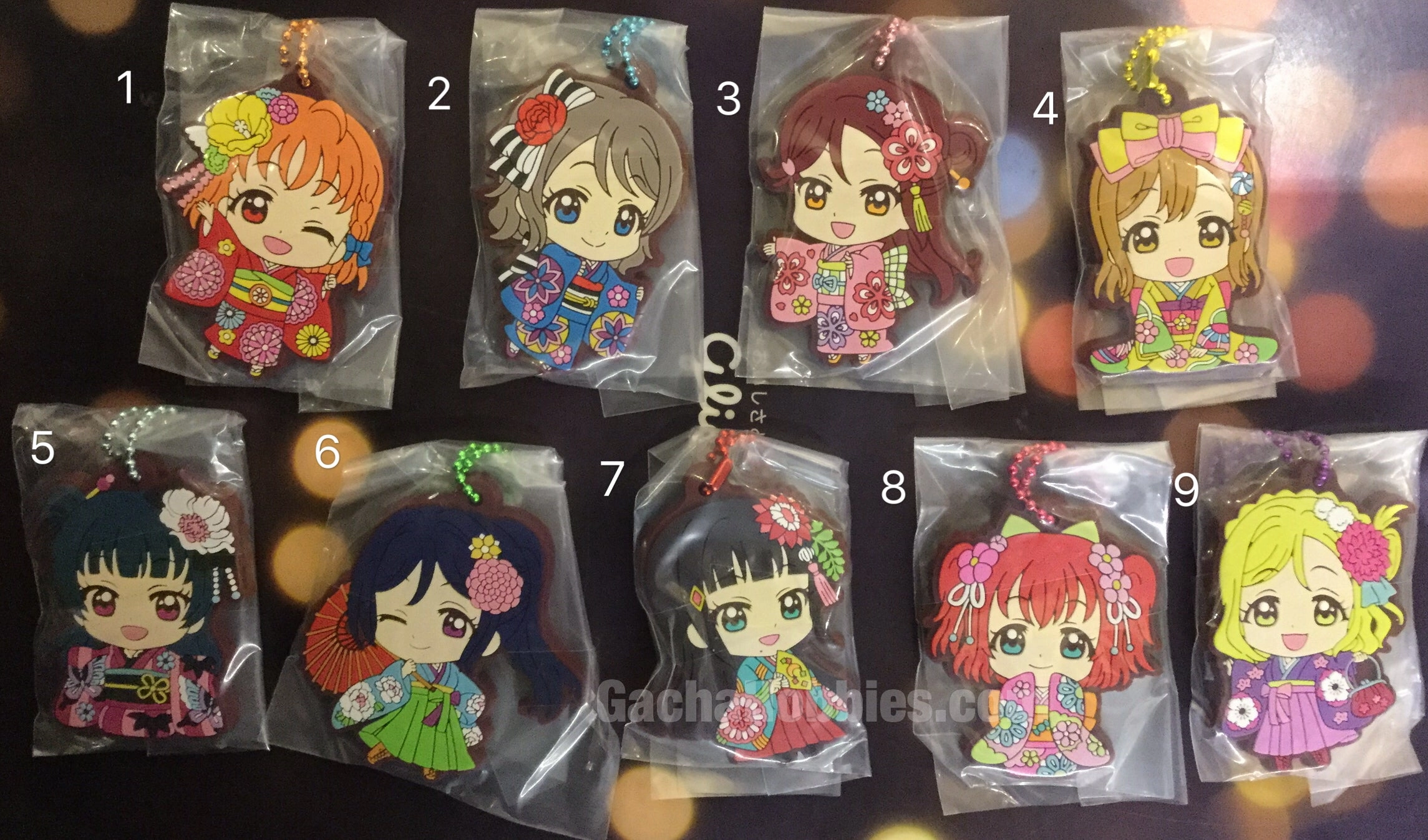 Desk Decor Love Live Sunshine!! Rubber Keychain (In Stock)