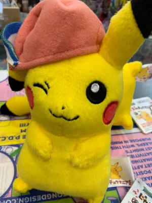 Leisure Activity Pokemon Pikachu Winking With Hat Small Plush (In Stock)