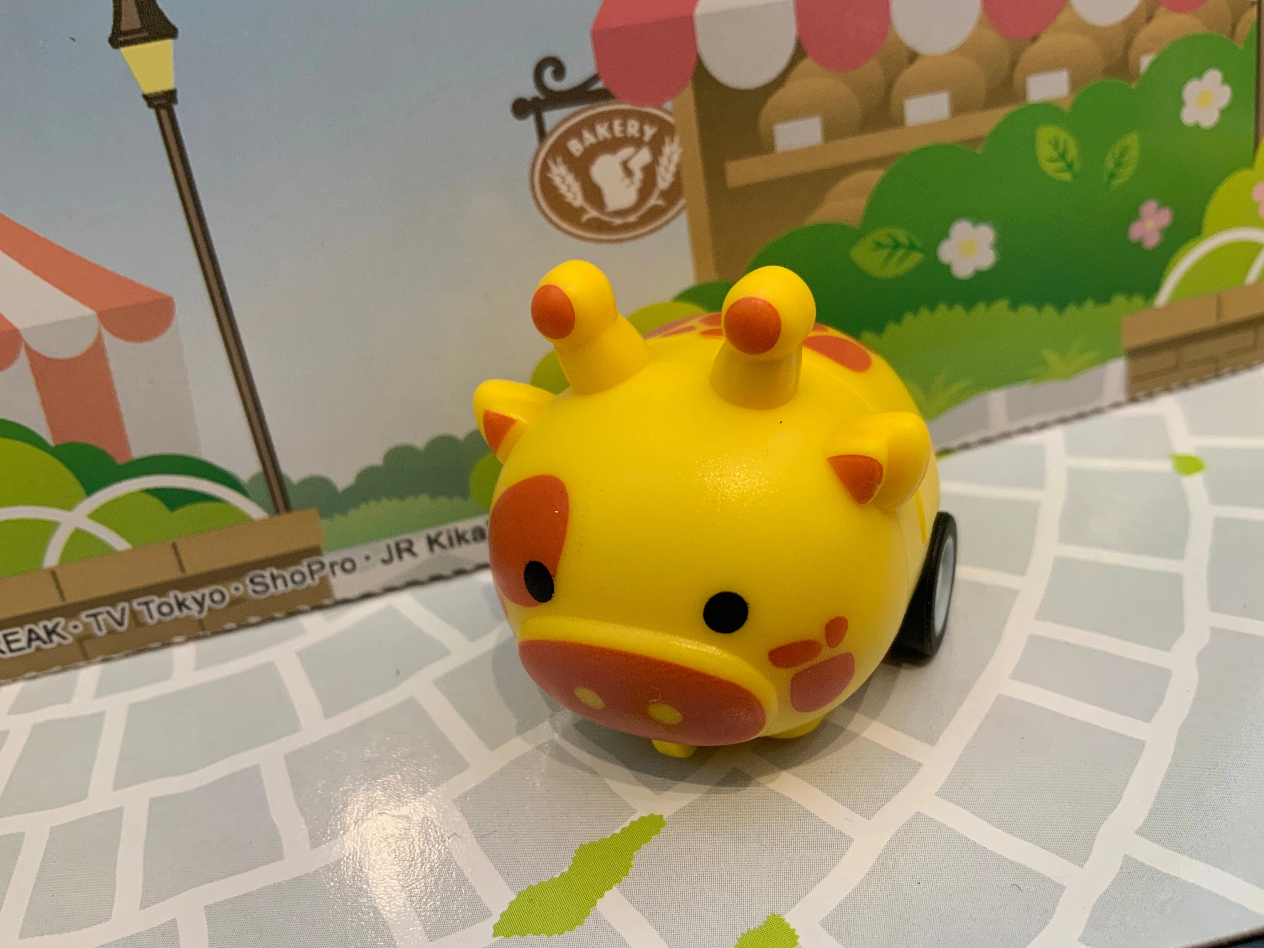 Animal Zoo Pull Back Car 6 Pieces Set (In-stock) Resin Statue