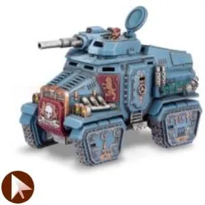 Militarium Tempestus Taurox Prime Picnic Setup