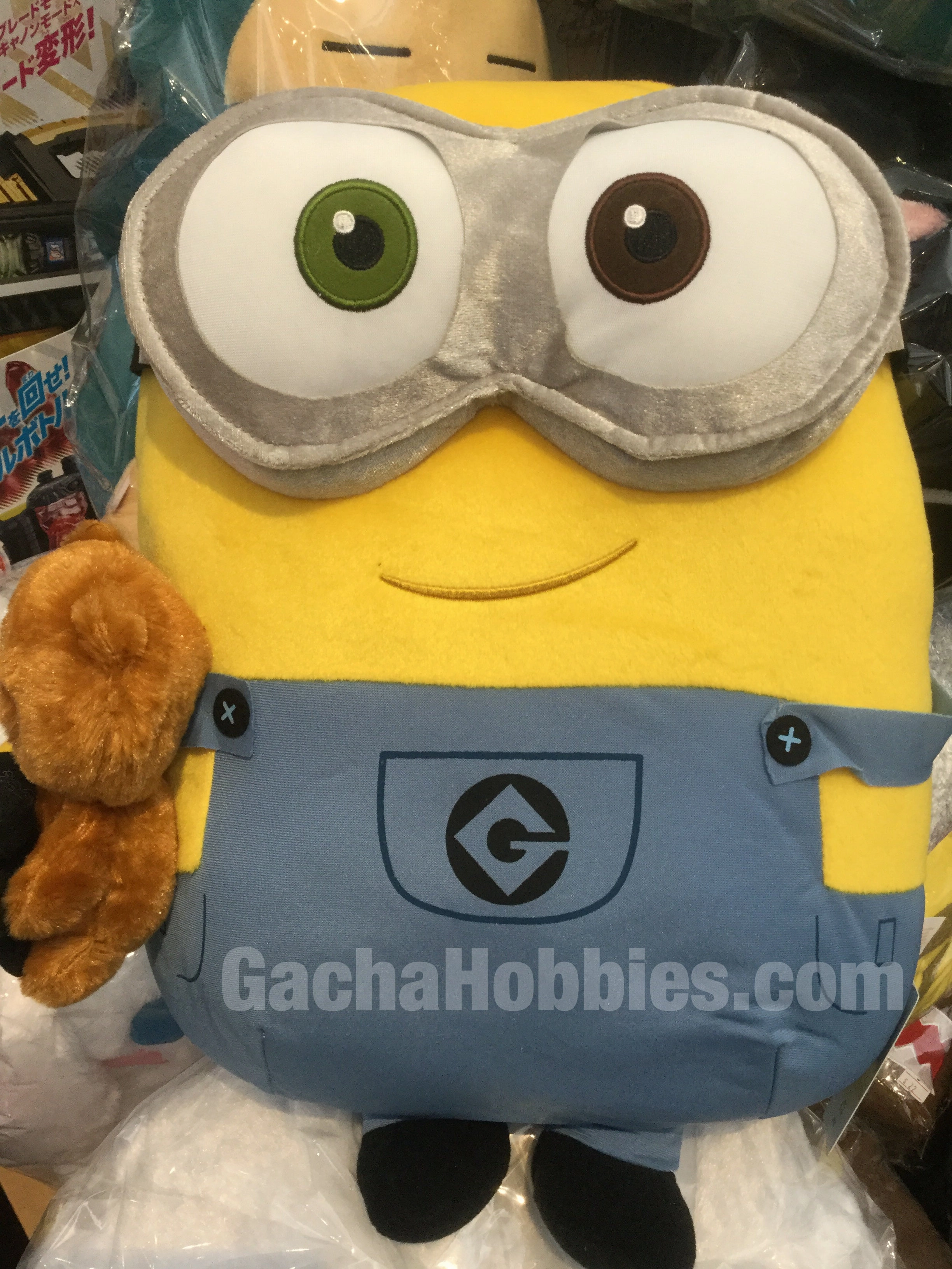 Minion Bob Holds Teddy Bear Giant Plush (In-stock) Satchel Artist