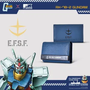 Mobile Suit Gundam RX-78-2 Leather Bi-Fold Key Wallet Mammal Figure
