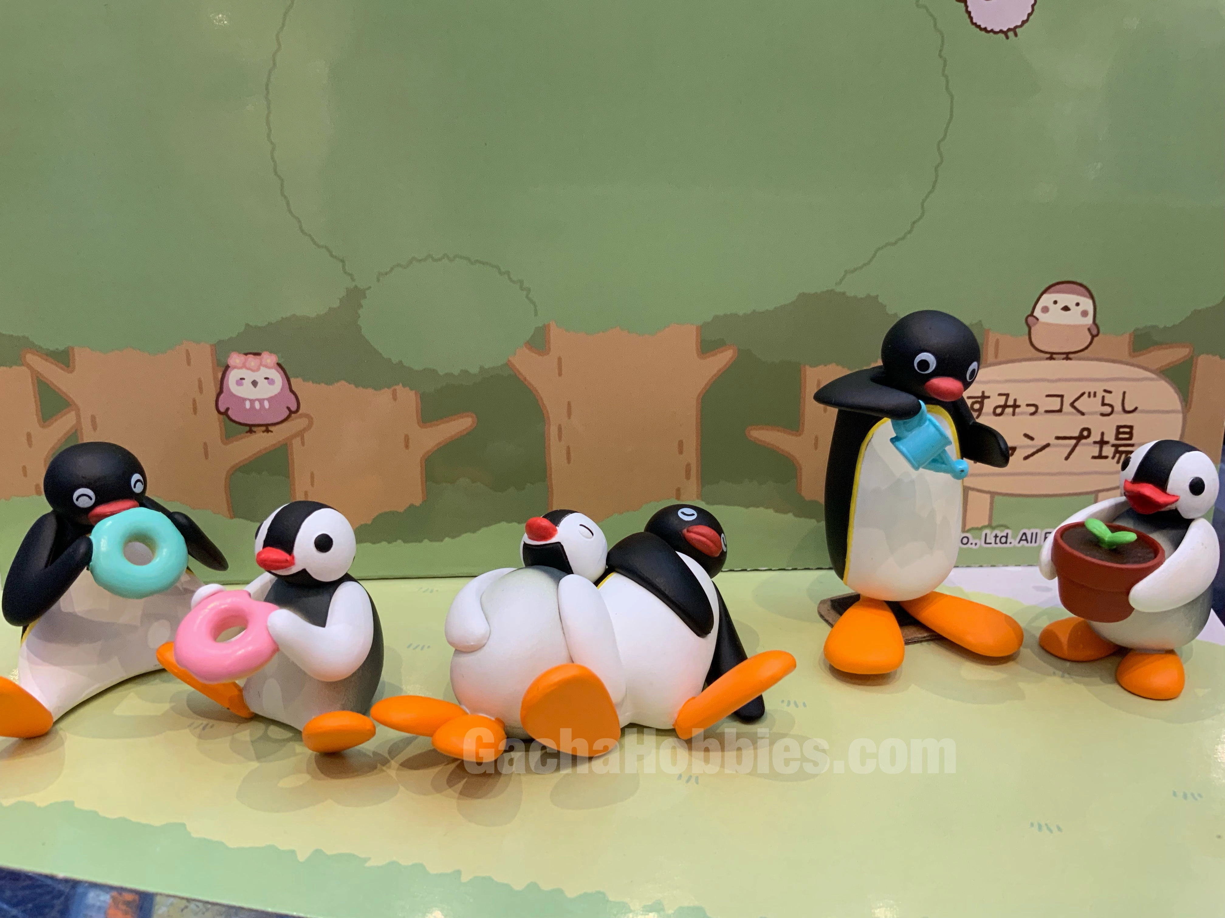 Modern Living Mindfulness practice Takara Tomy Pingu and Pinga Friends Collection Daily Life Figure 5 Pieces Set (In-stock)