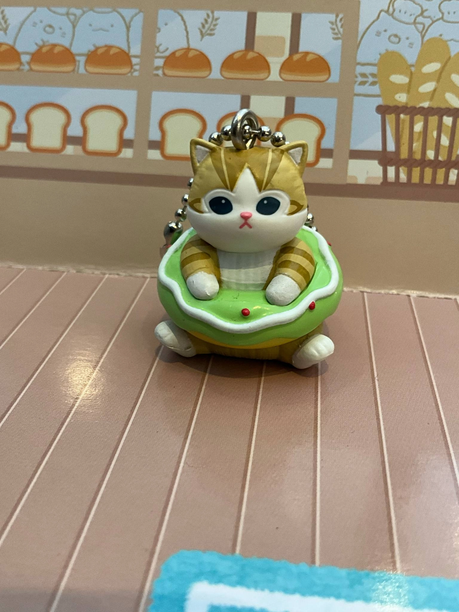 Mofusand Cats with Donuts Small Figure Keychain 5 Pieces Set (In-stock) Anime Goods