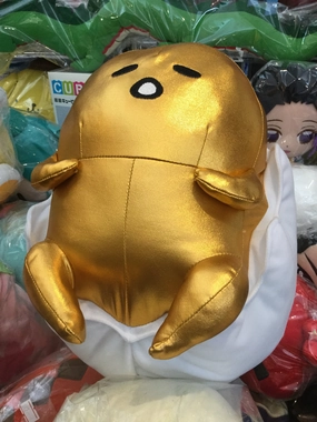 Little Contraption Golden Gudetama in Eggshell Medium Plush (In-stock)