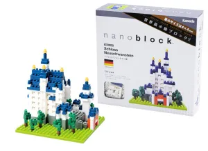 Vinyl Figure Hand Painted NANO BLOCK Neuschwanstein Castle NBH-010 Building Set