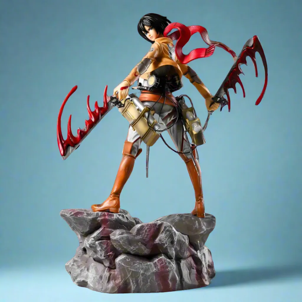 Luxury Collectible Airplane Replica Attack On Titans Silent Storm Mikasa 31cm (12") PVC Statue