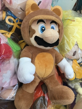 Super Mario 3D Land Mario Raccoon Medium Plush (In-stock) Stance Creator