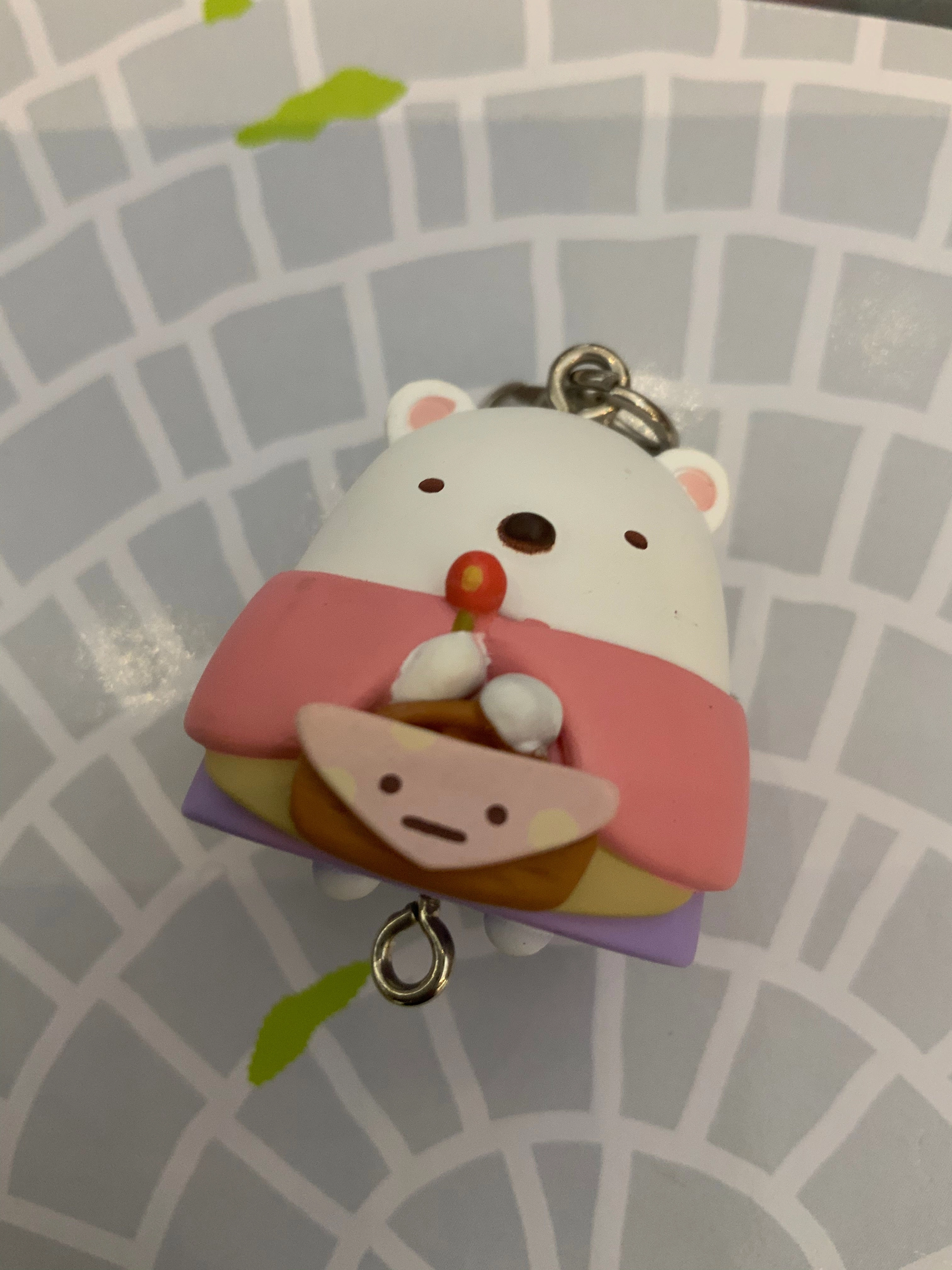 Mindfulness practice Blue Ribbon Movie Sumikko Gurashi Figure Keychain 5 Pieces Set (In-stock)