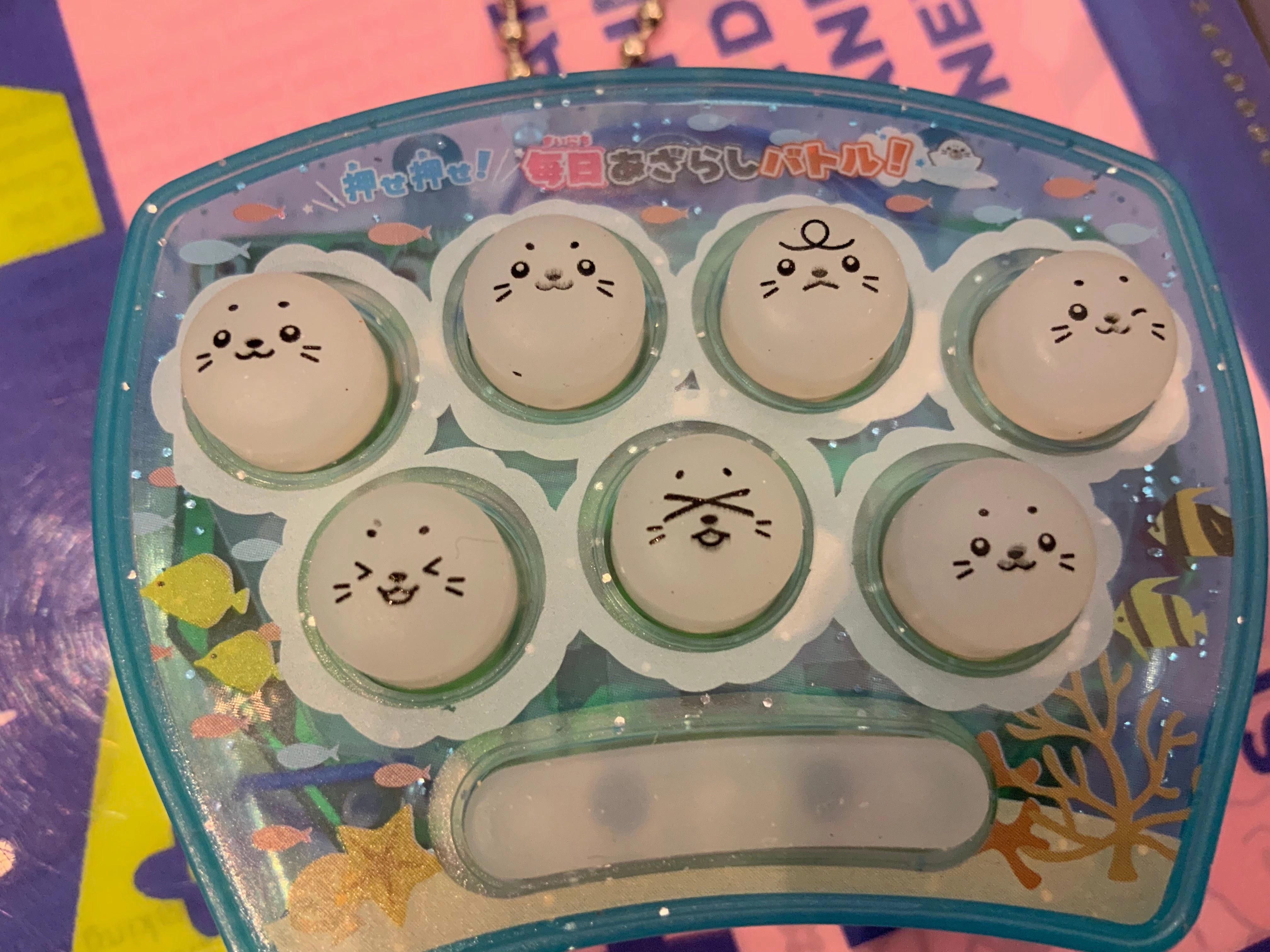 Mini Seal Whack-a-mole Machine 4 Pieces Set (In-stock) Gaming Decor Fashion Doll