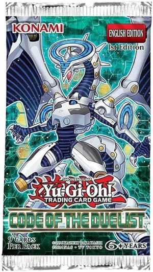 Mystery Pack Series Limited Pack Release YGO Code of the Duelist Booster Pack
