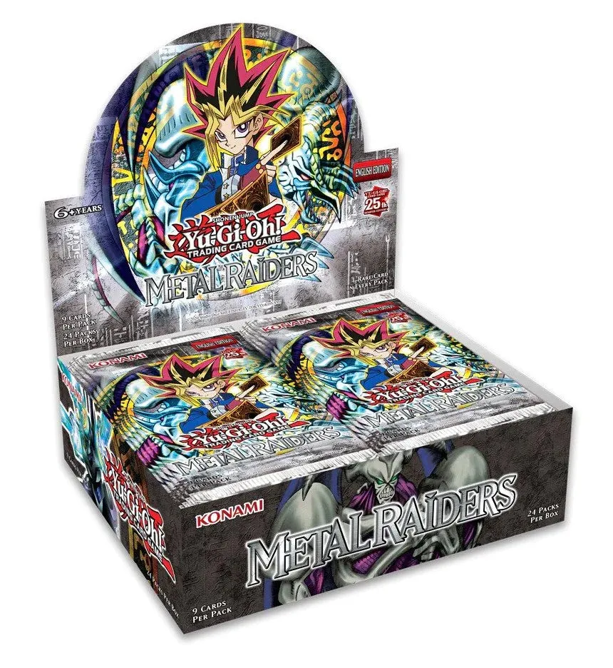 Mystery Toy Unboxing YGO 25th Metal Raiders Booster Box (24 Packs)