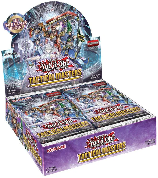 Surprise Series Opening Limited Series Release YGO Tactical Masters Booster Box (24 Packs)