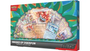Pokemon Masks of Ogerpon Premium Collection Collector's Drop Display