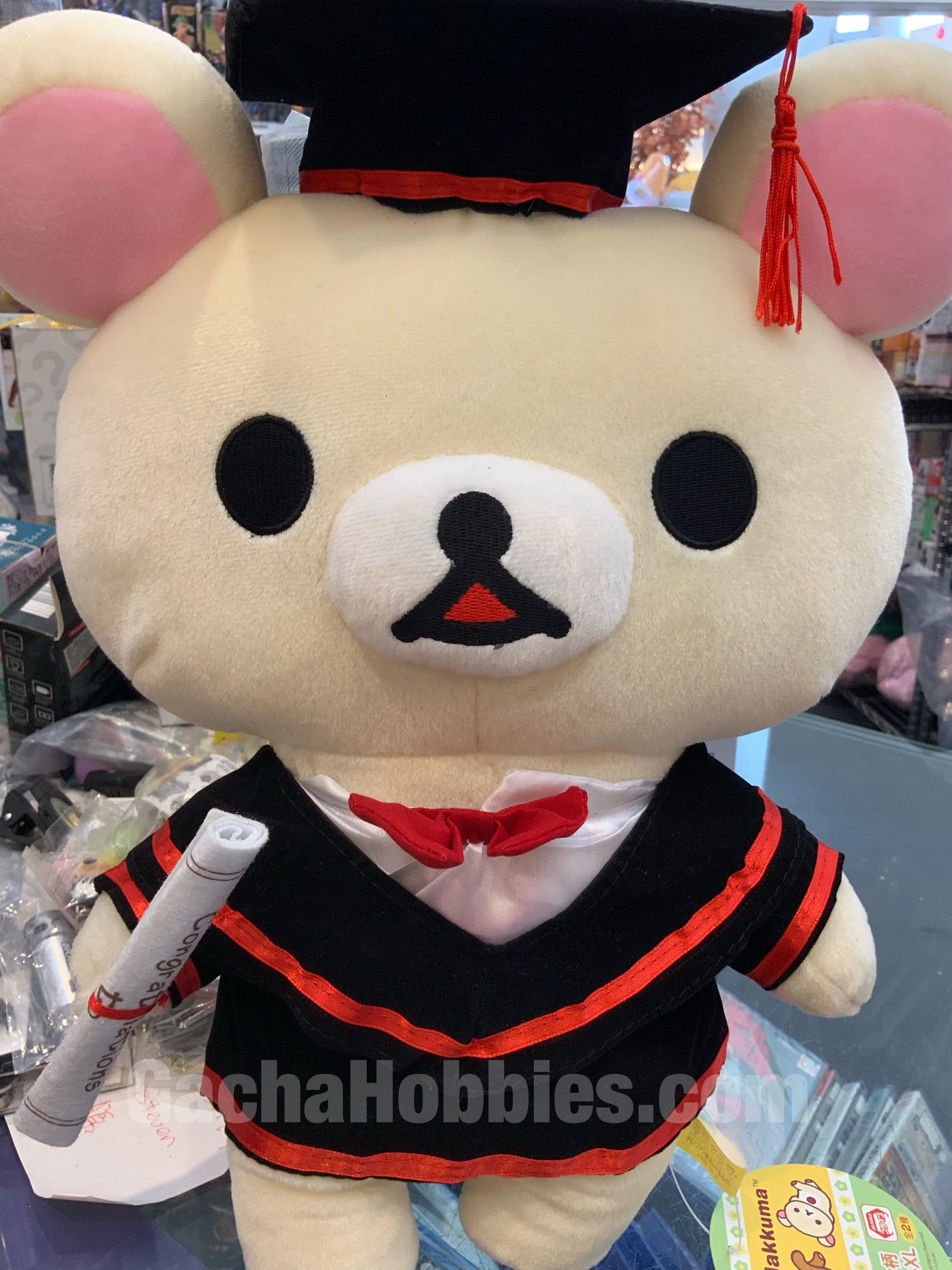 Mini Gadget Coral Pink Graduation Rilakkuma Korilakkuma Open Mouth
