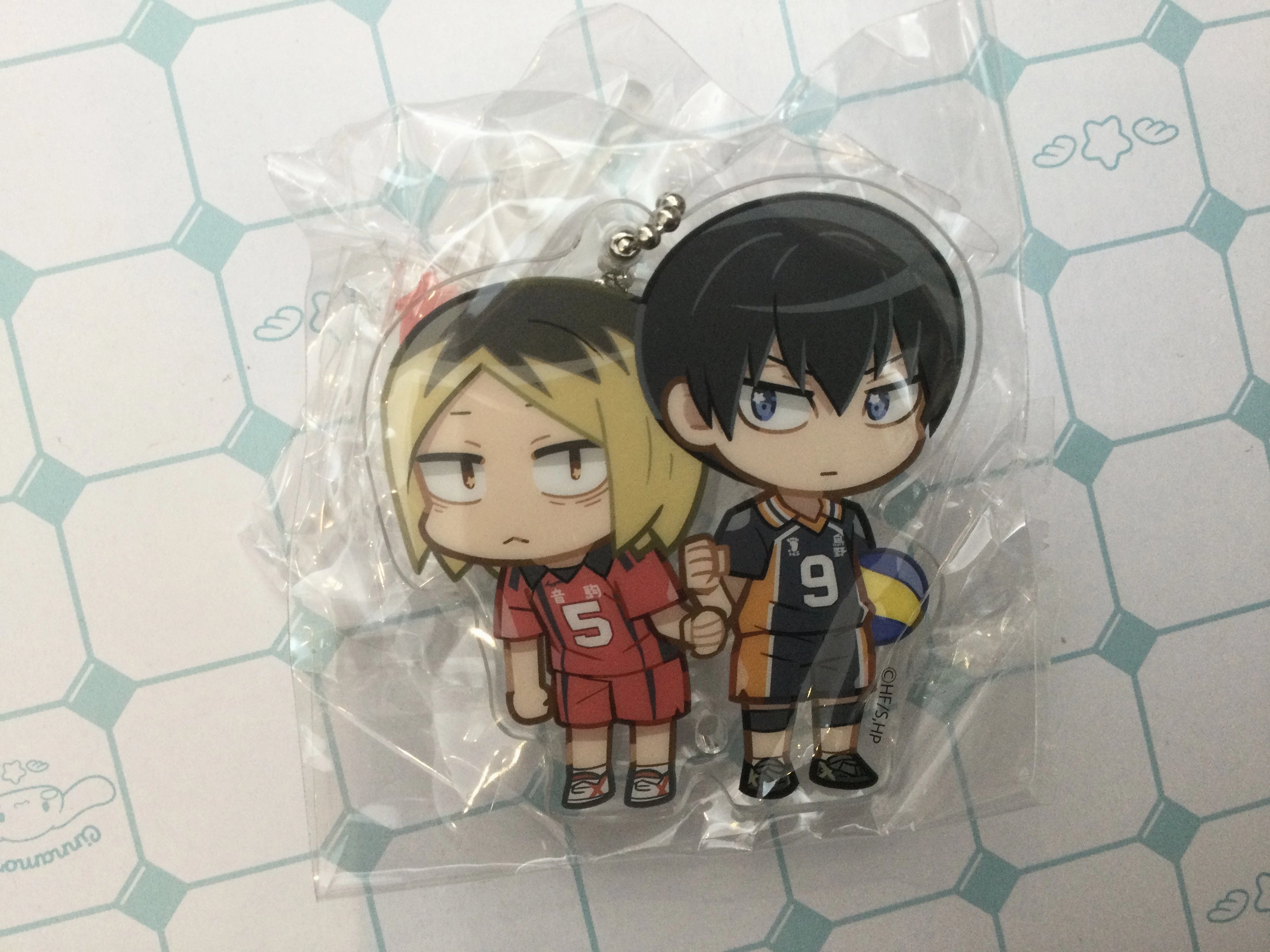 Stasto Decora-pic Haikyuu with Base Acrylic Keychain Vol.2 9 Pieces Set (In-stock) Inclusive Toy