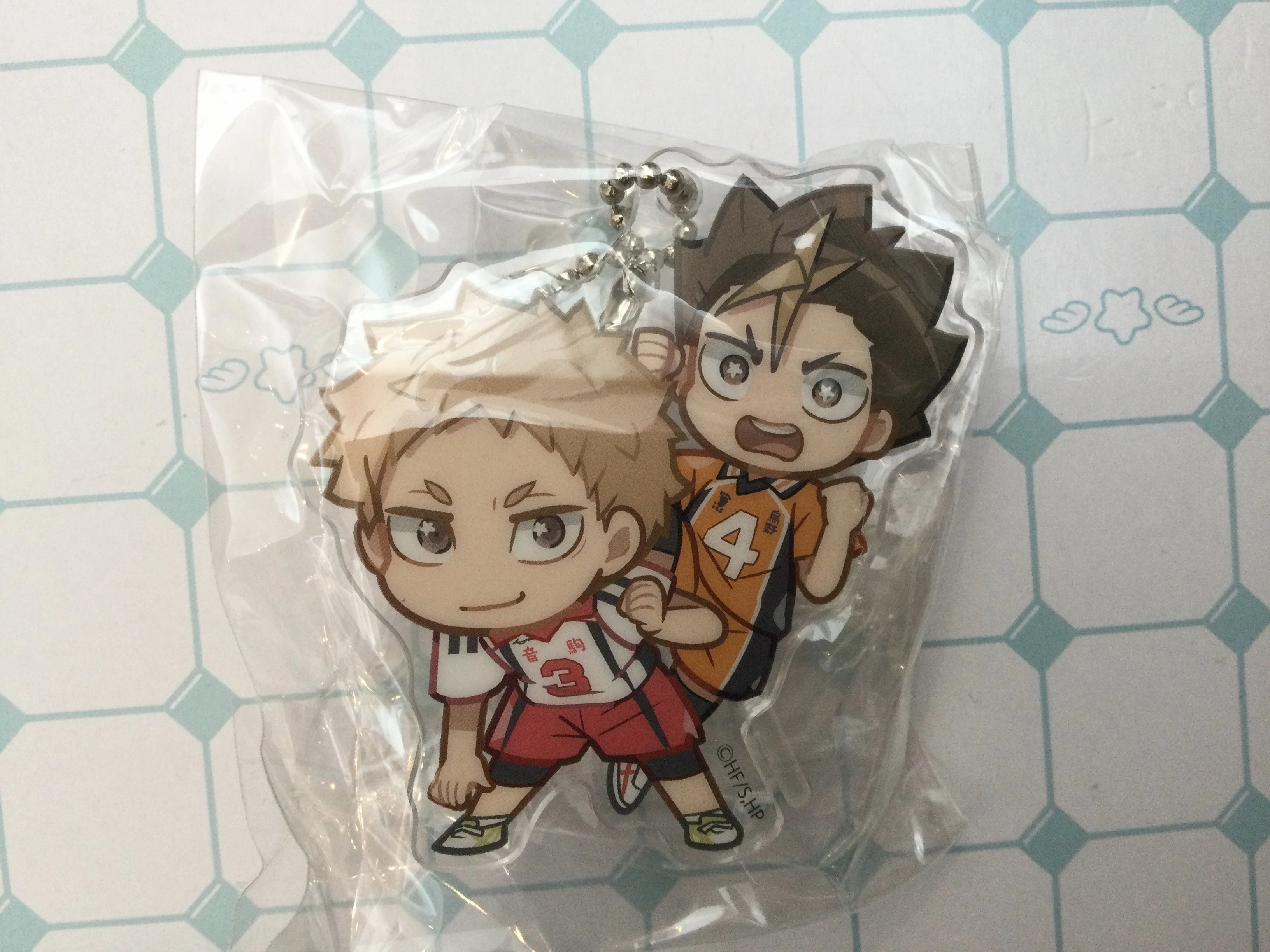 Stasto Decora-pic Haikyuu with Base Acrylic Keychain Vol.2 9 Pieces Set (In-stock) Premium Art Science fiction