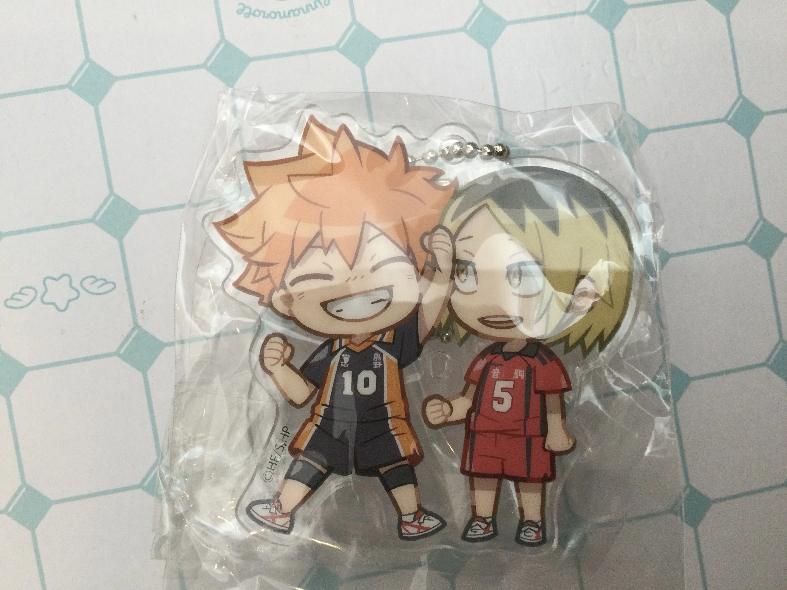 Stasto Decora-pic Haikyuu with Base Acrylic Keychain Vol.2 9 Pieces Set (In-stock) Battle Reenactment