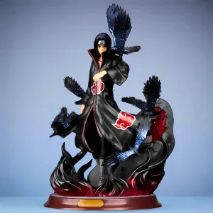Car Model Chibi Decor Naruto Anime Figure Eyes of Sacrifice Itachi 29cm (11") PVC Statue