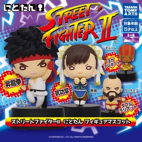 Street Fighters II Character Bottle Cap Figure 4 Pieces Set (In-stock) PVC Piece