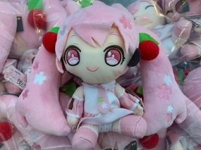 Taito Hatsune Miku Sakura Miku Small Plush Type A (In-stock) Modern Day