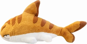 Dynamic Pose Collectible Art Shark Kitty Shark Cat Plush Doll - Big Orange Shark Cat 70cm